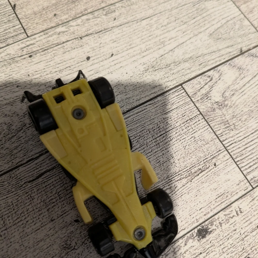 Hot Wheels Black and Yellow Formula Racer Toy Car for Kids